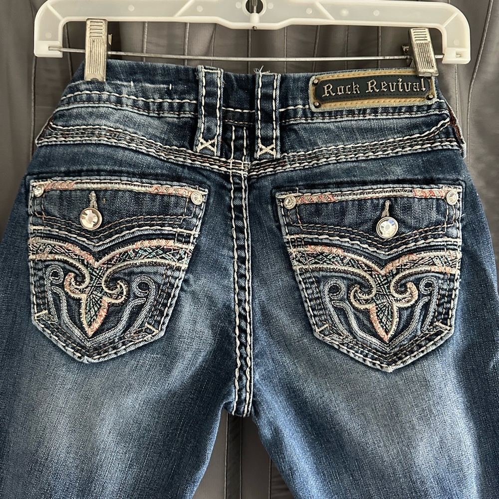 Rock Revival Dark Blue Boot Cut Jeans